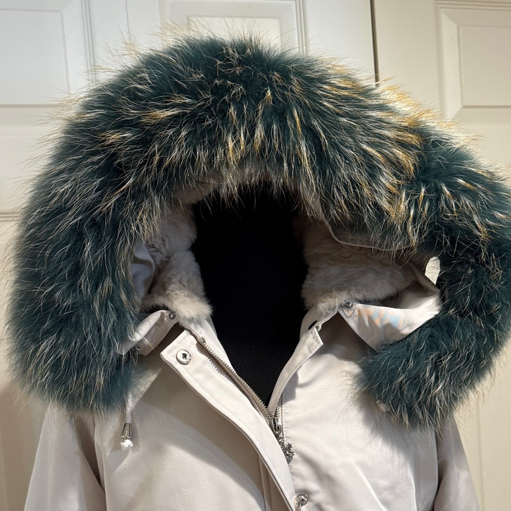 Rabbit Fur Removable Lining Winter/Spring Jacket - image 2